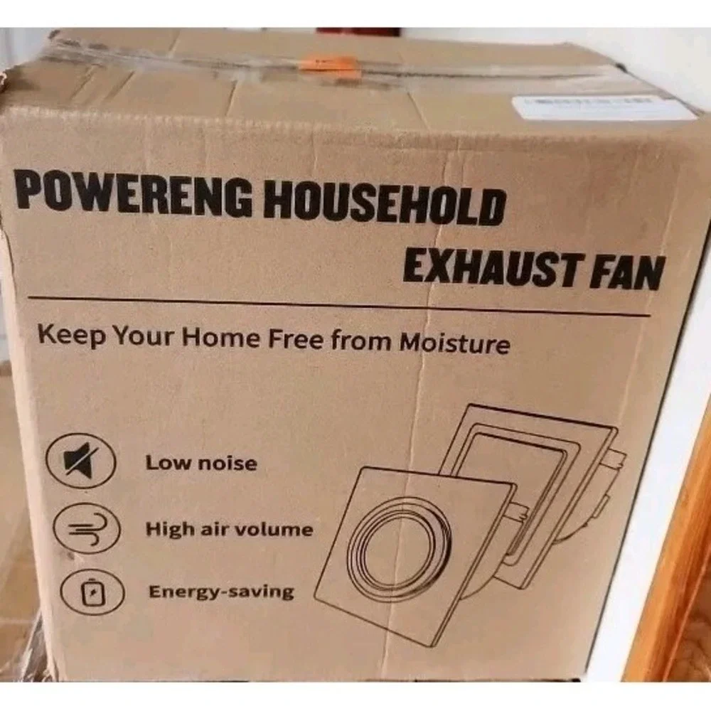Bathroom extractor with 9.8 inch panel,
